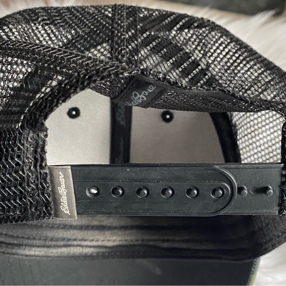 Eddie Bauer Camo Trucker‎ Hat Mens One Size Cap Snap Back - Picture 4 of 8